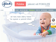 Tablet Screenshot of gluck.pl